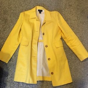 Ann Taylor Yellow Raincoat